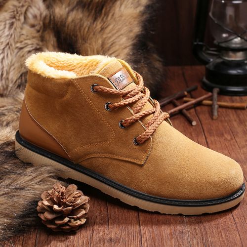 Boots - chaussures en ronde pour hiver - tendance des jeunes - semelle plastique - Ref 951115