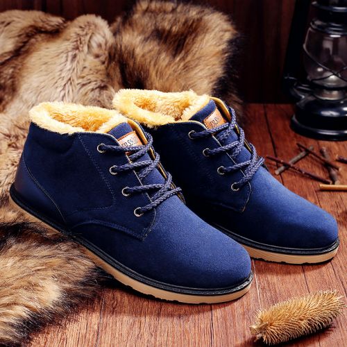 Boots - chaussures en ronde pour hiver - tendance des jeunes - semelle plastique - Ref 951120