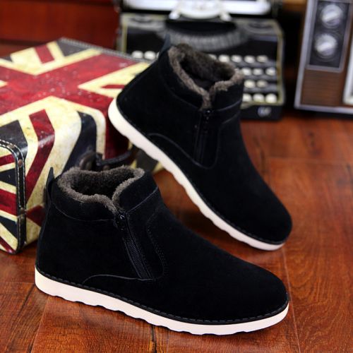 Boots - chaussures en ronde pour hiver - loisir - semelle caoutchouc - Ref 951157