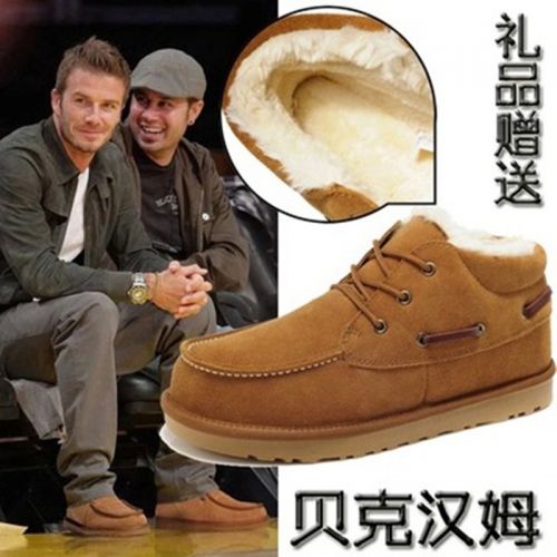 Boots - chaussures en Première couche de cuir, En plus de de vache, ASIATIGER ronde pour hiver - semelle TPR - 
