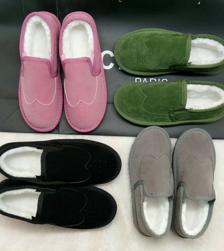 Boots - chaussures en de vache ronde pour hiver - tendance des jeunes - semelle caoutchouc - Ref 951189