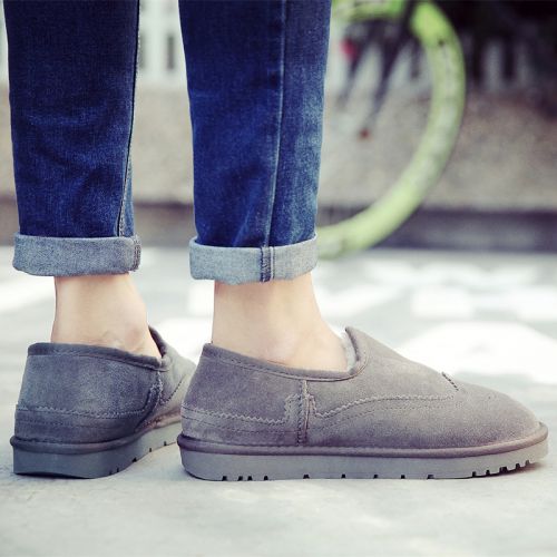 Boots - chaussures en plancher de cuir, En plus de de vache, LBEL ronde pour hiver - Angleterre - semelle TPR -