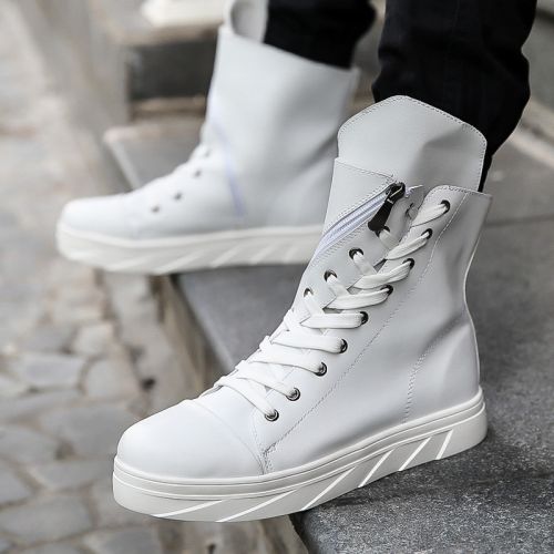 Boots - chaussures en Manteau de peinture ronde pour printemps - tendance des jeunes - semelle caoutchouc mousse EVA - Ref 95120