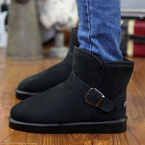 Boots - chaussures en ronde pour hiver - tendance des jeunes - semelle caoutchouc - Ref 951221