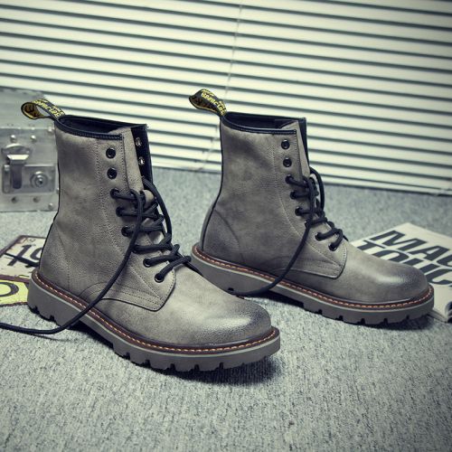 Boots - chaussures en Microfiber ronde pour hiver - semelle caoutchouc - Ref 951230