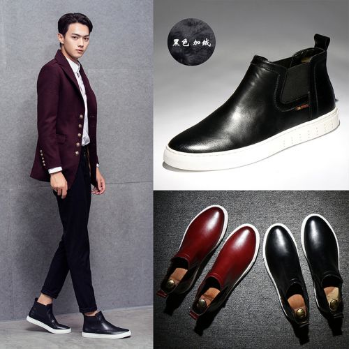 Boots - chaussures en Microfiber pointu pour printemps - Europe - semelle caoutchouc - Ref 951252