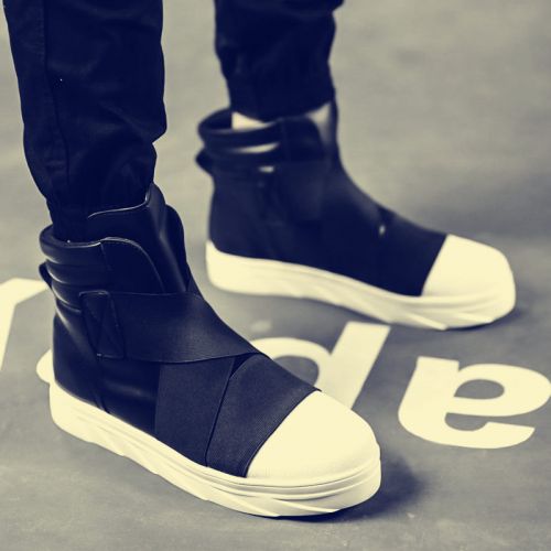 Boots - chaussures en PU KADEMIR ronde pour printemps - tendance des jeunes - semelle caoutchouc - Ref 951266