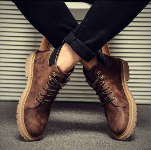 Boots - chaussures en Microfiber ronde pour hiver - Retro - semelle TPR - Ref 951280