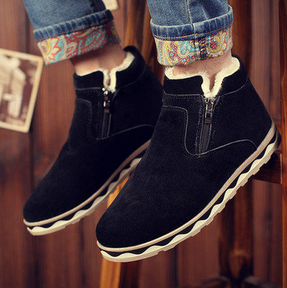 Boots - chaussures en ronde pour hiver - loisir - semelle plastique - Ref 951308