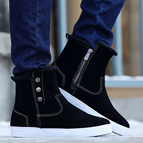 Boots - chaussures en PU VUITN ROONEY ronde - loisir - semelle caoutchouc - Ref 951372