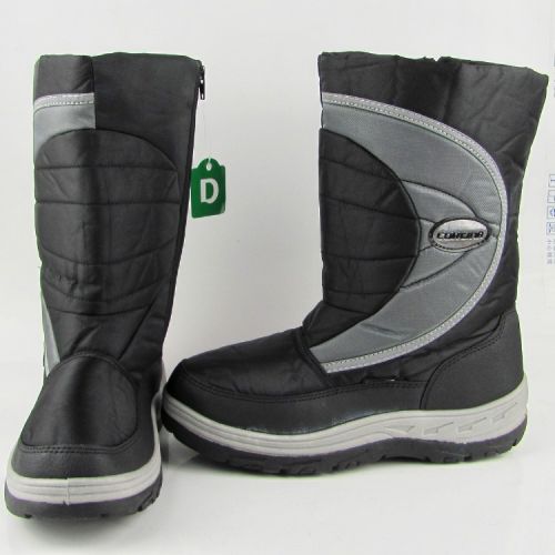 Boots - chaussures en coton ronde pour hiver - loisir - semelle caoutchouc - Ref 951374