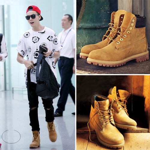 Boots - chaussures en plancher de cuir, En plus de de vache, ronde pour hiver - Angleterre - semelle TPR - Ref 