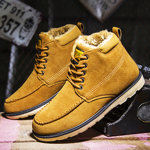 Boots - chaussures en JOANSWORD ronde pour hiver - tendance des jeunes - semelle caoutchouc - Ref 951389