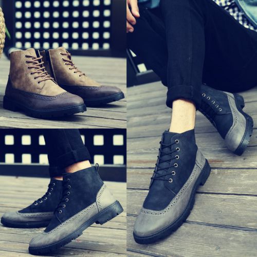 Boots - chaussures en PU KADEMIR ronde pour printemps - tendance des jeunes - semelle caoutchouc - Ref 951409