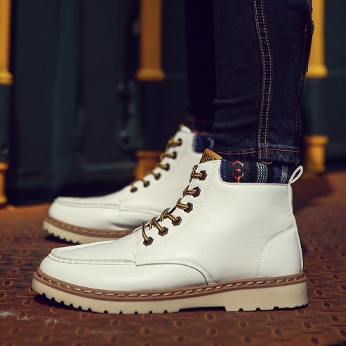 Boots - chaussures en coton ronde pour hiver - loisir - semelle caoutchouc - Ref 951412