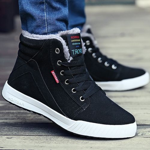 Boots - chaussures en Nubuck ronde pour hiver - Angleterre - semelle caoutchouc - Ref 951420