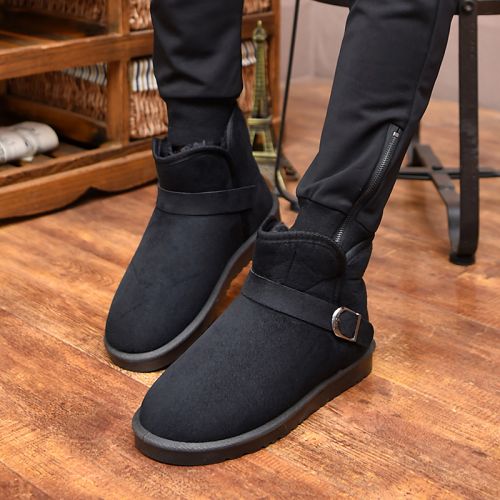 Boots - chaussures en ronde pour hiver - loisir - semelle caoutchouc - Ref 951434
