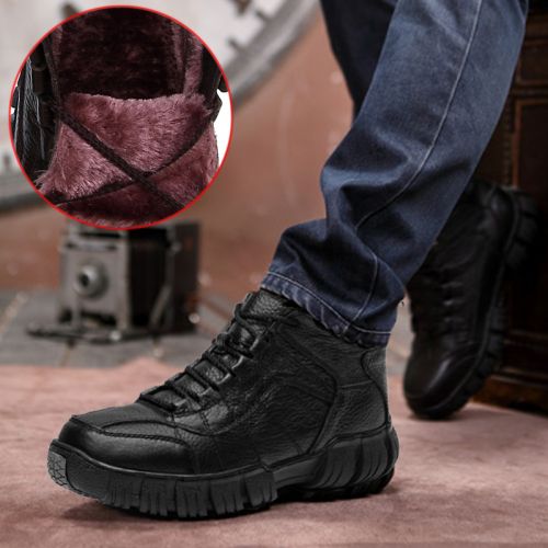 Boots - chaussures en Ercengzhupi HIYLLA BOY ronde pour hiver - loisir - semelle caoutchouc - Ref 951437