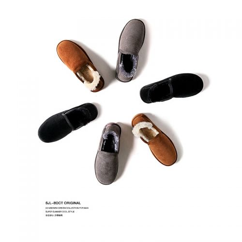 Boots - chaussures en Nubuck ronde pour hiver - tendance des jeunes - semelle caoutchouc mousse EVA - Ref 951487