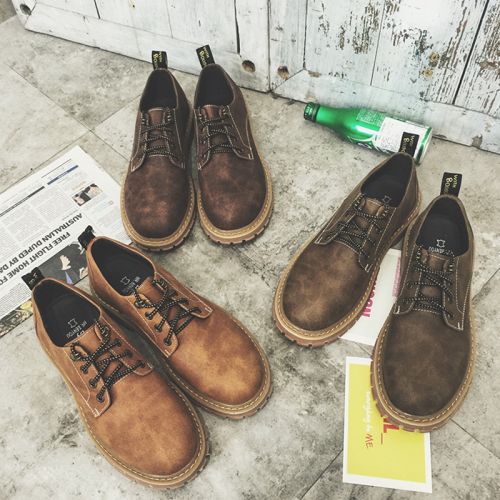 Boots - chaussures en Ercengzhupi ronde pour printemps - semelle caoutchouc - Ref 951532