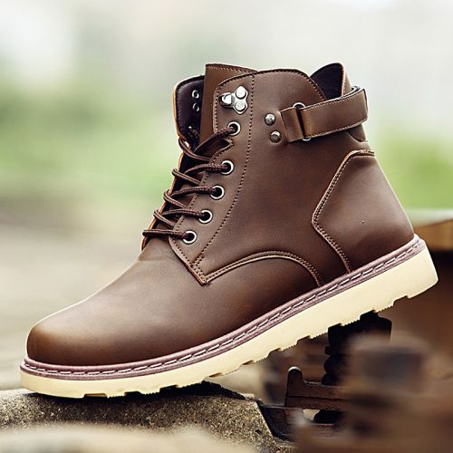 Boots - chaussures en PU VUITN ROONEY ronde pour hiver - loisir - semelle caoutchouc - Ref 951632