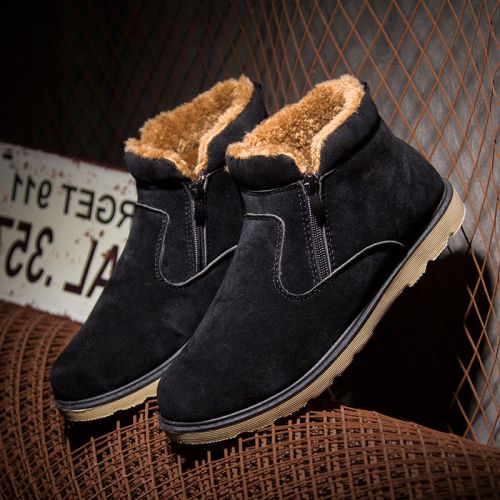 Boots - chaussures en ronde pour hiver - tendance des jeunes - semelle caoutchouc - Ref 951665