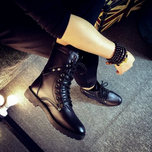 Boots - chaussures en PU ronde - Ref 951705