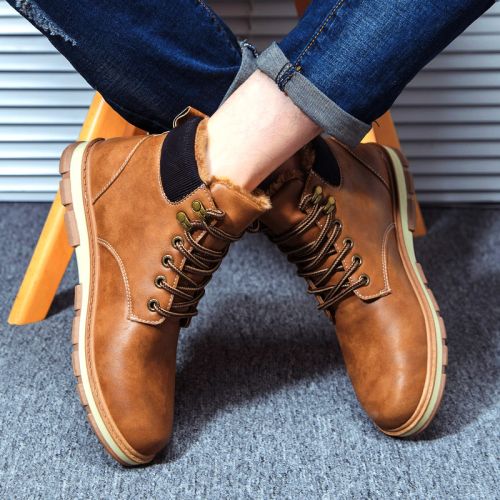 Boots - chaussures en PU ELEGANT.STILL ronde pour hiver - Angleterre - Ref 951716
