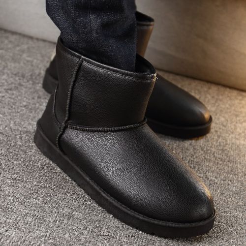 Boots - chaussures en PU ronde pour hiver - loisir - semelle TPR - Ref 951727