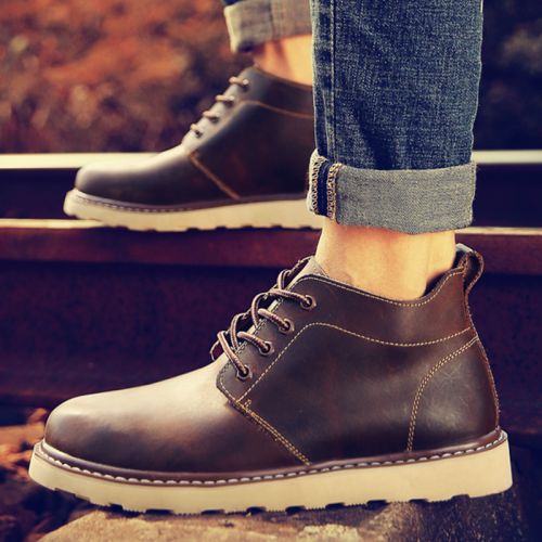 Boots - chaussures en Cuir spatial VUITN ROONEY ronde pour hiver - loisir - semelle caoutchouc - Ref 951741