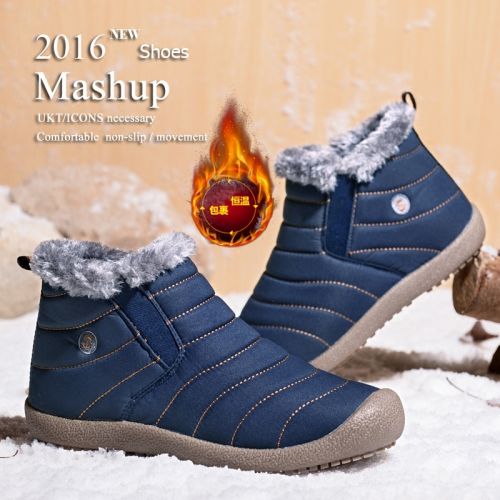 Boots - chaussures en toile ronde pour hiver - loisir - semelle TPR - Ref 951743