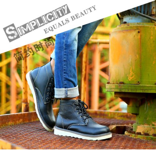 Boots - chaussures en Première couche de cuir, En plus de de vache, EDBECO ronde pour hiver - loisir - semelle caoutchou