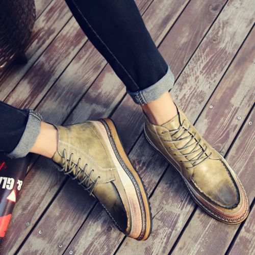 Boots - chaussures en Microfiber ronde pour hiver - loisir - semelle caoutchouc - Ref 951822
