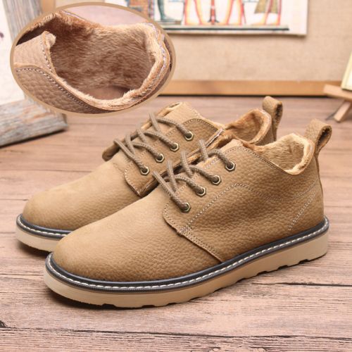 Boots - chaussures en Première couche de cuir, En plus de de vache, ronde pour printemps - tendance des jeunes - semelle