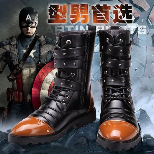 Boots - chaussures en Microfiber ronde pour hiver - tendance des jeunes - semelle caoutchouc - Ref 951992