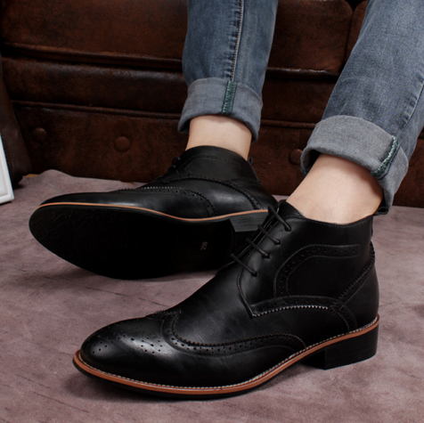 Boots - chaussures en Microfiber pointu pour printemps - tendance des jeunes - semelle caoutchouc - Ref 952006