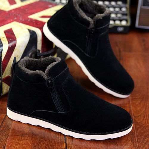 Boots - chaussures en ronde pour hiver - tendance des jeunes - semelle caoutchouc - Ref 952025