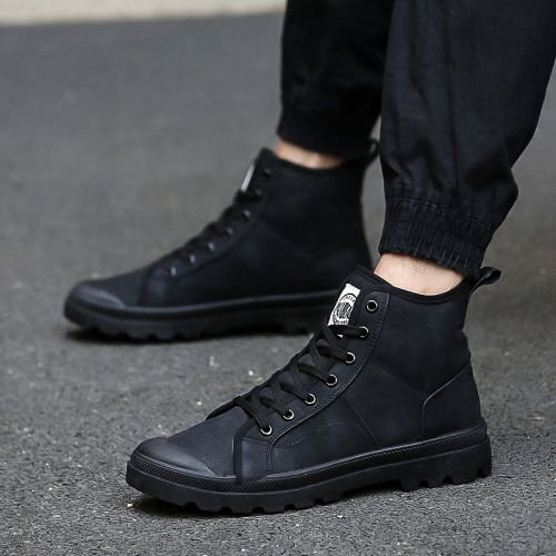 Boots - chaussures en PU ronde pour printemps - loisir - semelle PVC - Ref 952137
