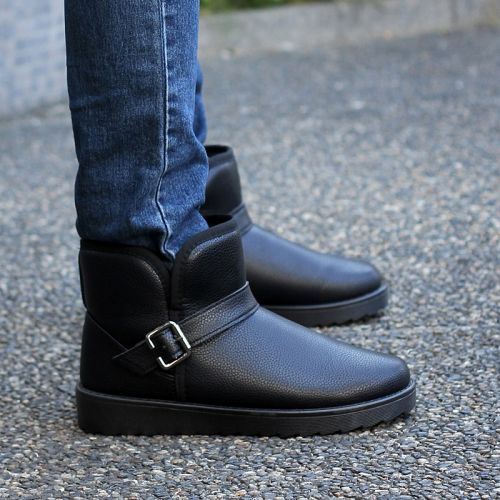 Boots - chaussures en PU AIKINSON ronde pour hiver - loisir - Ref 952138
