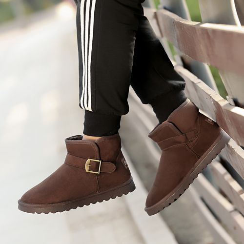 Boots - chaussures en ronde pour hiver - Ref 952161
