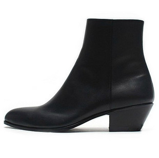 Boots - chaussures en cuir pointu pour printemps - semelle fond composite - Ref 952211