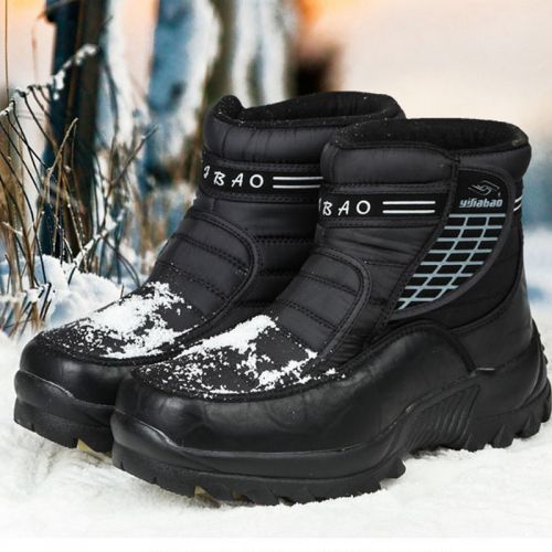 Boots - chaussures en Cuir spatial YIFIABAO ronde pour hiver - loisir - semelle TPR - Ref 952234