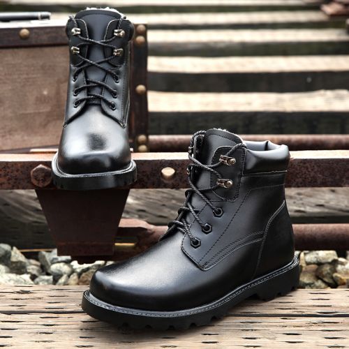 Boots - chaussures en Microfiber SHEN.GAO ronde pour hiver - loisir - semelle caoutchouc - Ref 952257