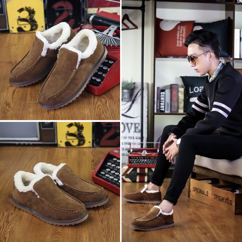 Boots - chaussures en ZUSMAN tête carrée pour hiver - loisir - semelle caoutchouc - Ref 952326