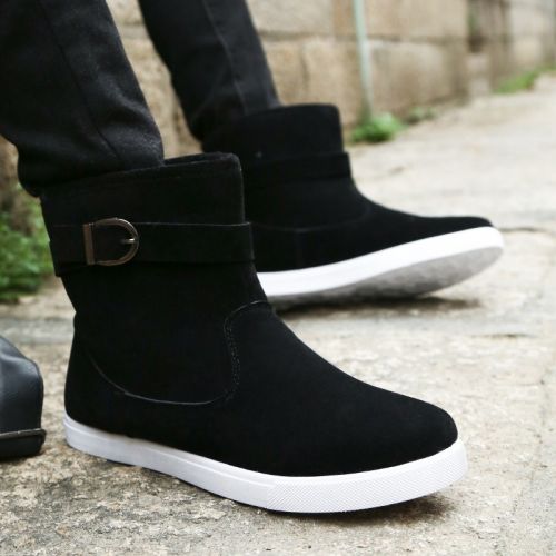 Boots - chaussures en LORBUK ronde pour hiver - semelle caoutchouc - Ref 952328