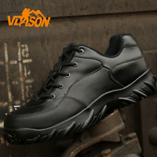 Boots - chaussures en Première couche de cuir, En plus de de vache, VDASON ronde pour été - loisir - semelle caoutchouc 