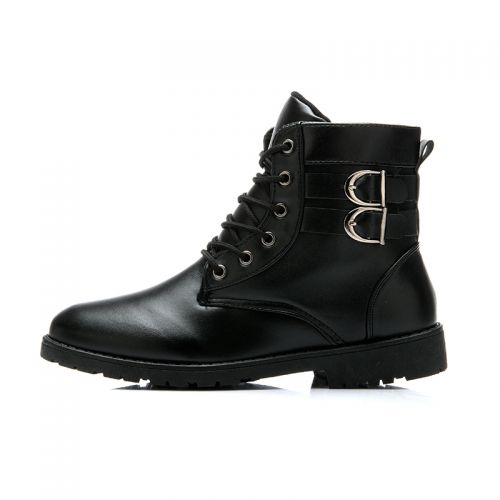 Boots - chaussures en PU ronde pour été - semelle caoutchouc - Ref 952336