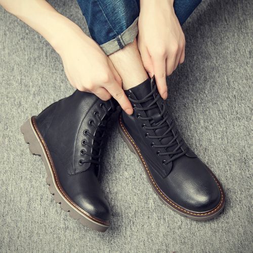 Boots - chaussures en Microfiber JARKENI ronde pour hiver - loisir - semelle caoutchouc - Ref 952369