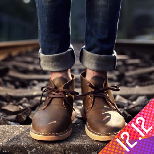 Boots - chaussures en cuir MADEN ronde pour printemps - loisir - semelle TPR - Ref 952372