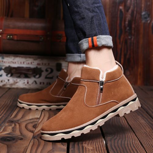 Boots - chaussures en ronde pour hiver - loisir - semelle plastique - Ref 952376
